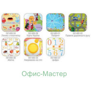 Коврик для детского творч-ва "Лепим из пластилина"